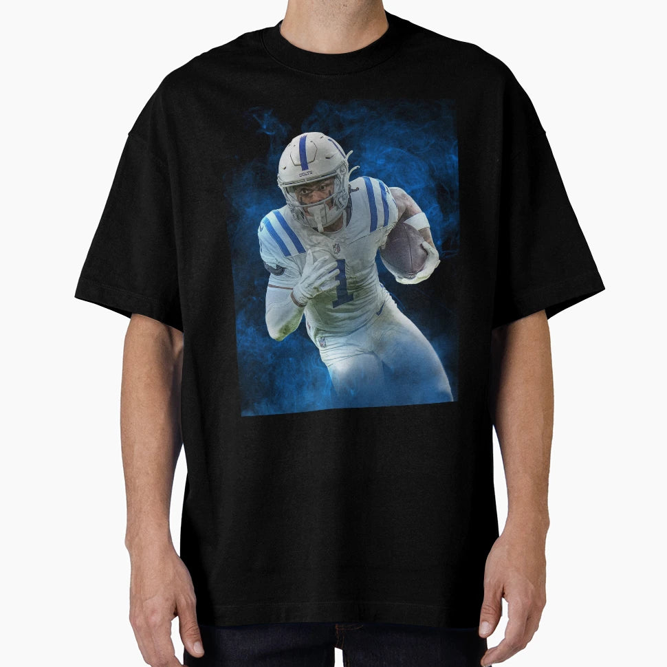 Josh Downs Indianapolis Sports Art T-Shirt - Aesthetic Graphic for Adults - T-Shirt, Sweatshirt, Hoodie