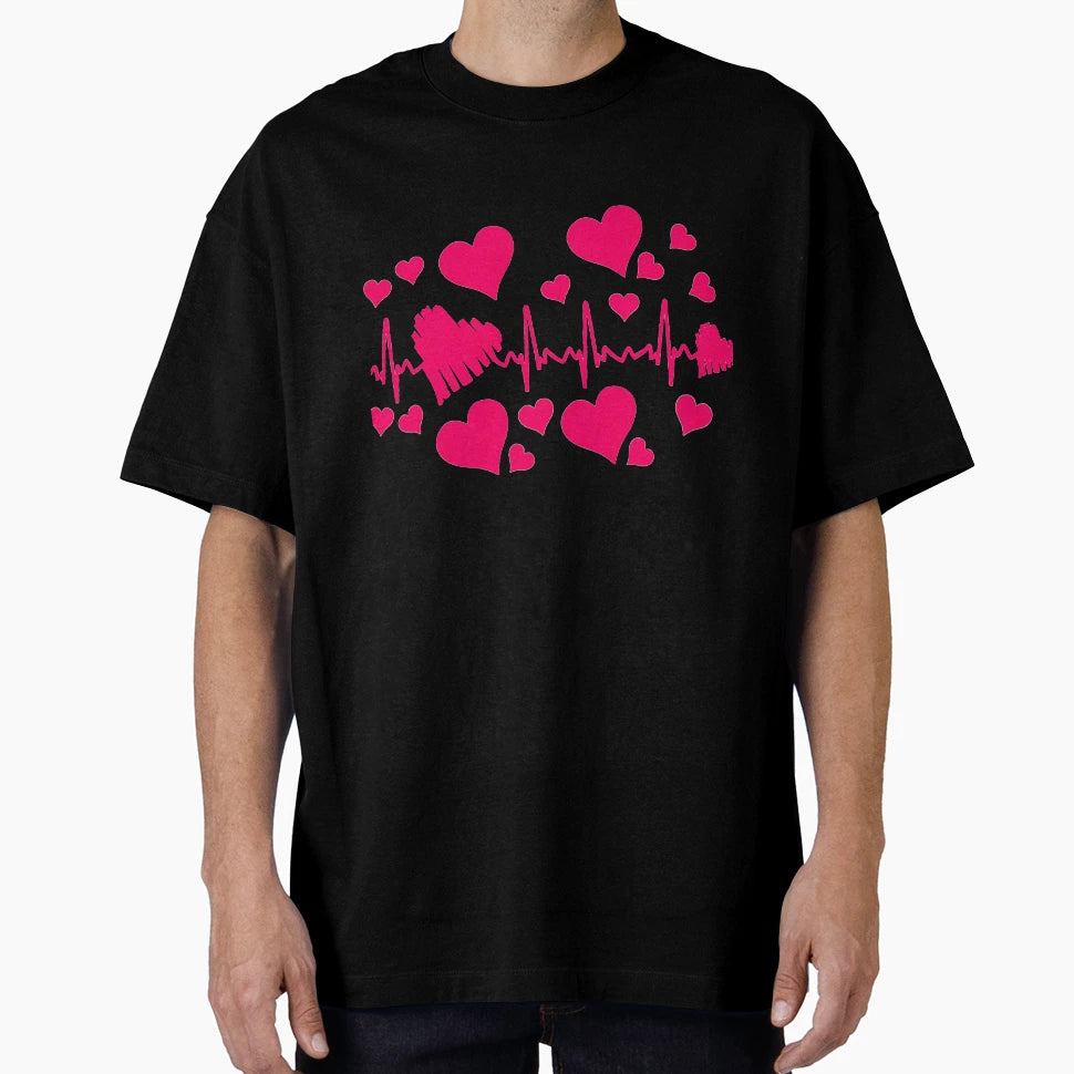 Happy Valentines Day T-Shirt - Graphic Print Unisex - T-Shirt, Sweatshirt, Hoodie