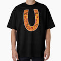Pizza Monogram Letter U T-Shirt - Unique Graphic for Adults - T-Shirt, Sweatshirt, Hoodie