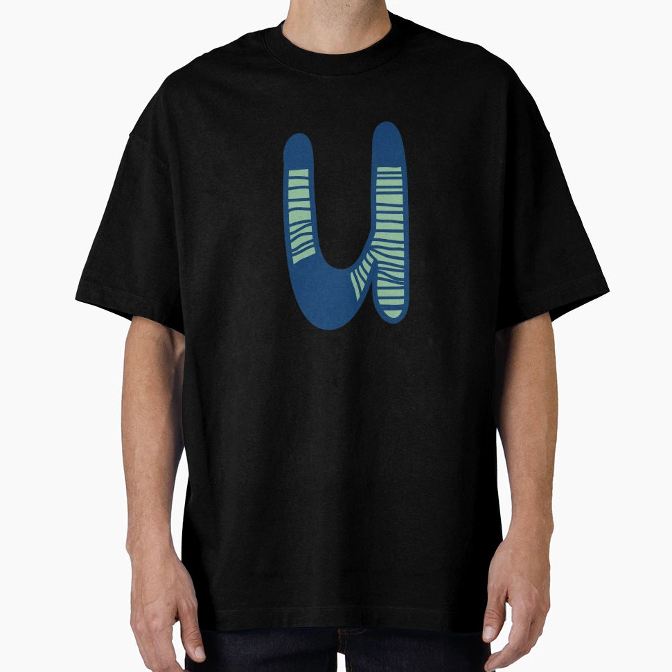 Initial Monogram U T-Shirt - Casual Everyday Wear Men Women - T-Shirt, Sweatshirt, Hoodie
