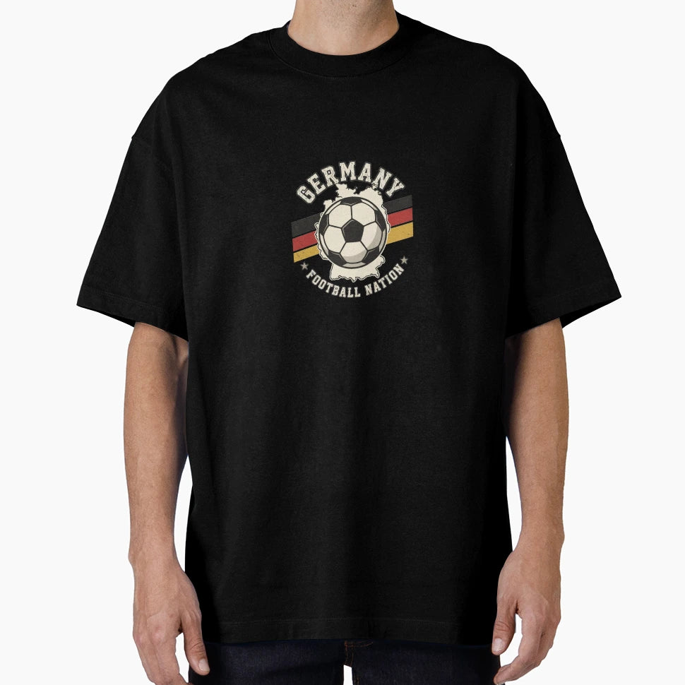 Germany Football Nation T-Shirt - Novelty Apparel for Adults - T-Shirt, Sweatshirt, Hoodie