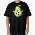 Avocado Soccer Fun Kawaii Futbol T-Shirt - Minimalist Print for Adults - T-Shirt, Sweatshirt, Hoodie