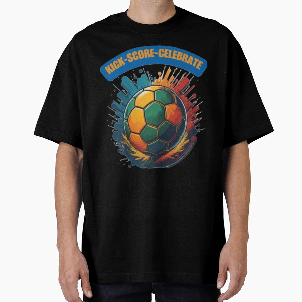 Kick Score Celebrate T-Shirt - Minimalist Print for Adults - T-Shirt, Sweatshirt, Hoodie