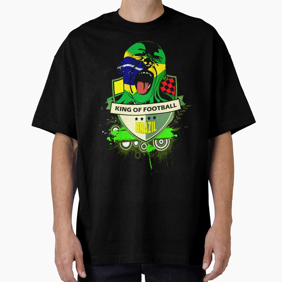 Brazil Futebol T-Shirt - Custom Art Print Unisex - T-Shirt, Sweatshirt, Hoodie