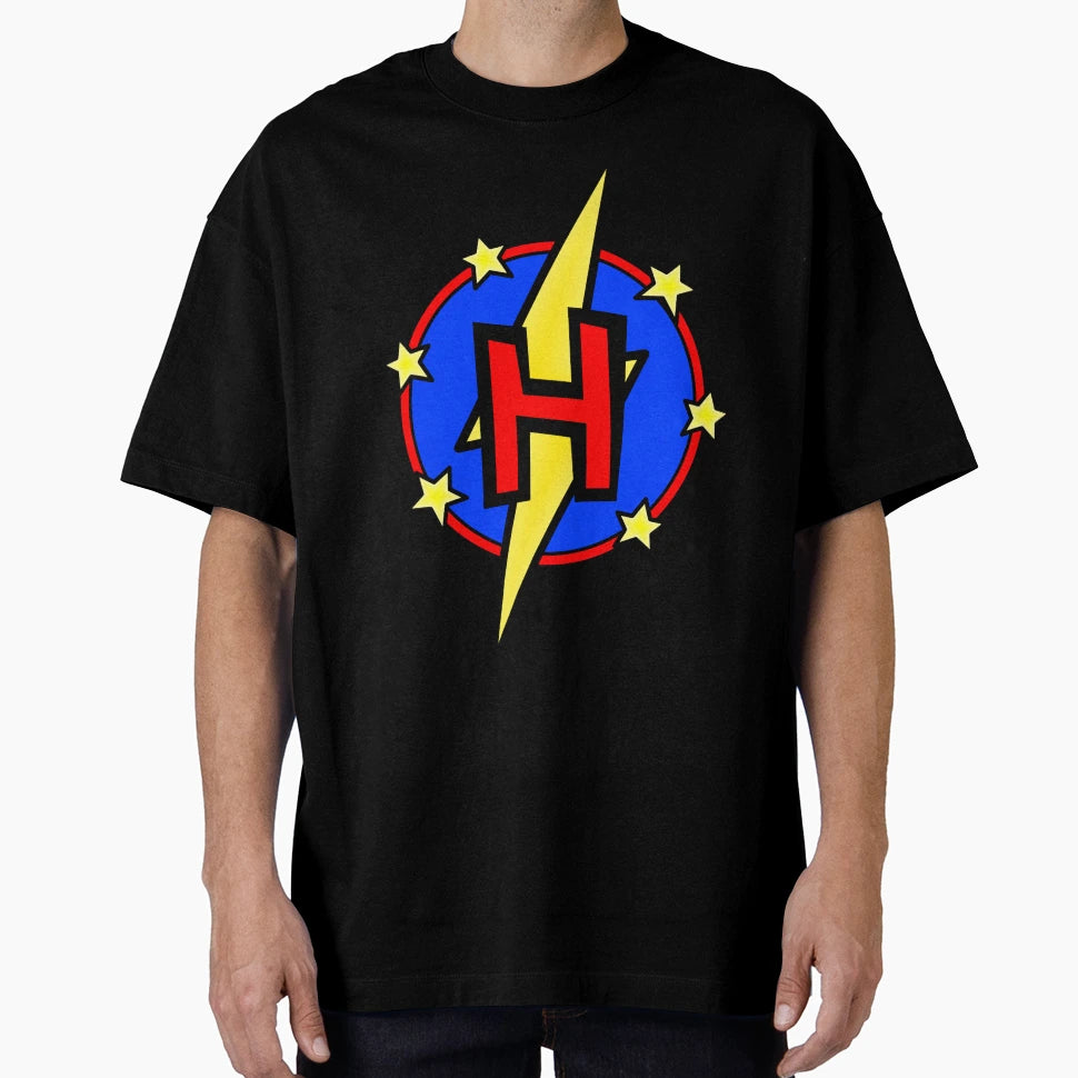 Super Letter H Superhero T-Shirt - Novelty Apparel for Adults - T-Shirt, Sweatshirt, Hoodie