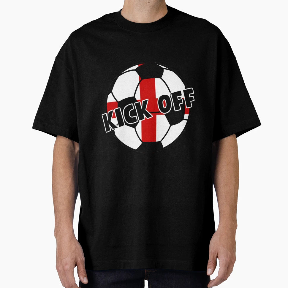 England Kick Off T-Shirt - Minimalist Print for Adults - T-Shirt, Sweatshirt, Hoodie