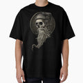Viking Skull Beard Headphone T-Shirt - Streetwear Style Unisex - T-Shirt, Sweatshirt, Hoodie
