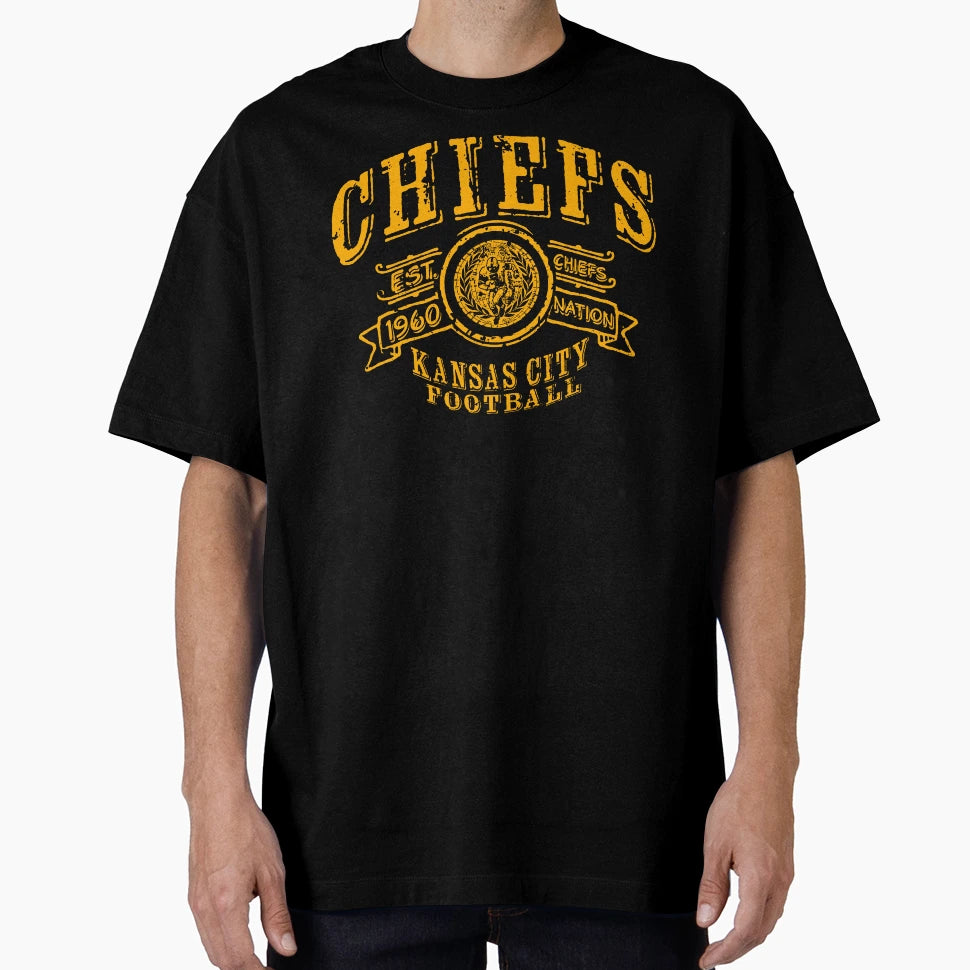 Chiefs Football T-Shirt - Casual Everyday Wear for Adults - T-Shirt, Sweatshirt, Hoodie