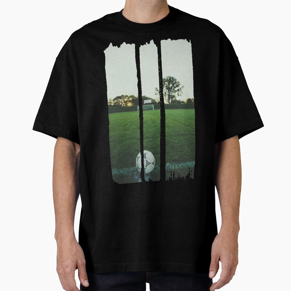 View Soccer Field Ball Sideline T-Shirt - Custom Art Print for Adults - T-Shirt, Sweatshirt, Hoodie