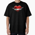 Italia Italy Soccer Heart T-Shirt - Unique Graphic for Adults - T-Shirt, Sweatshirt, Hoodie