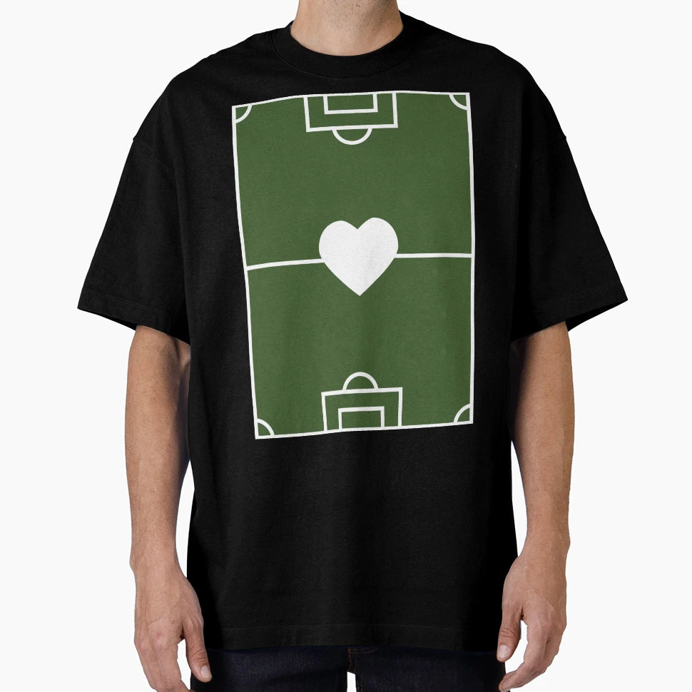 Football Love Field T-Shirt - Minimalist Print Unisex - T-Shirt, Sweatshirt, Hoodie