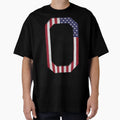0 Usa Number Sports 3D Drop Shadow T-Shirt - Minimalist Print for Adults - T-Shirt, Sweatshirt, Hoodie