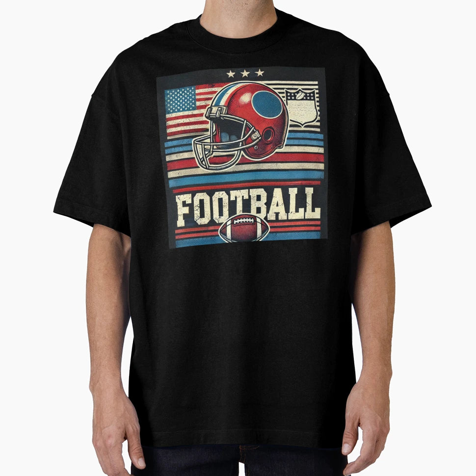 American Football T-Shirt - Aesthetic Graphic for Adults - T-Shirt, Sweatshirt, Hoodie