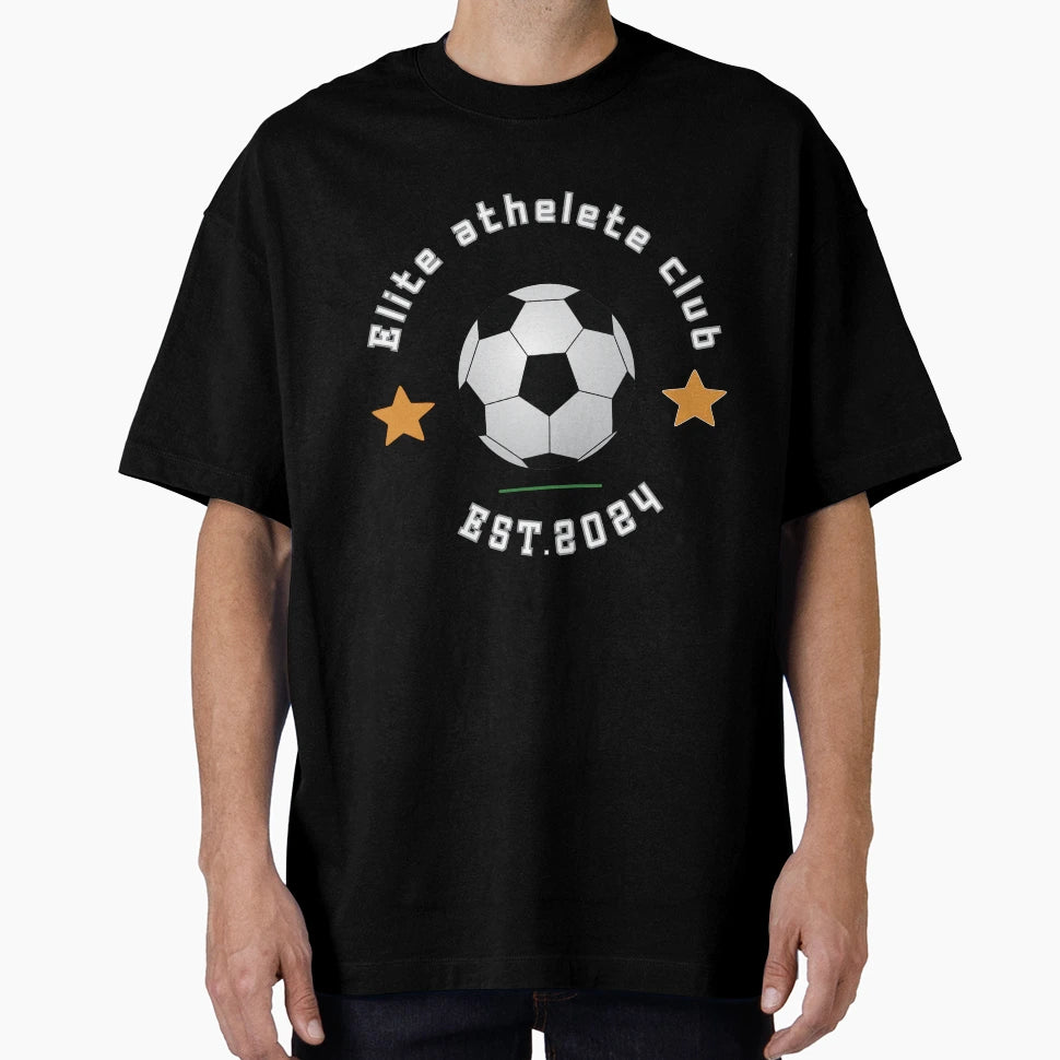 Elite Athlete Club Football Soccer Sports T-Shirt - Trendy Graphic Unisex - T-Shirt, Sweatshirt, Hoodie