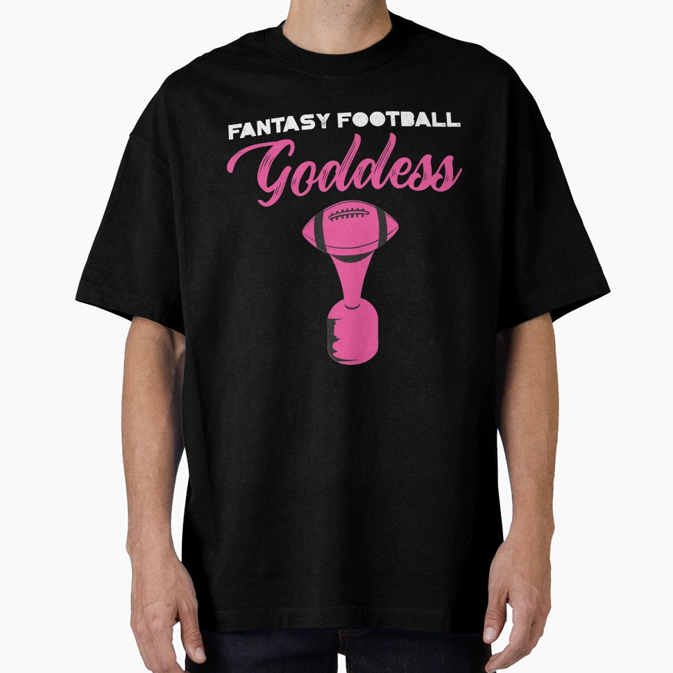 Fantasy Football Goddess T-Shirt - Minimalist Print Unisex - T-Shirt, Sweatshirt, Hoodie