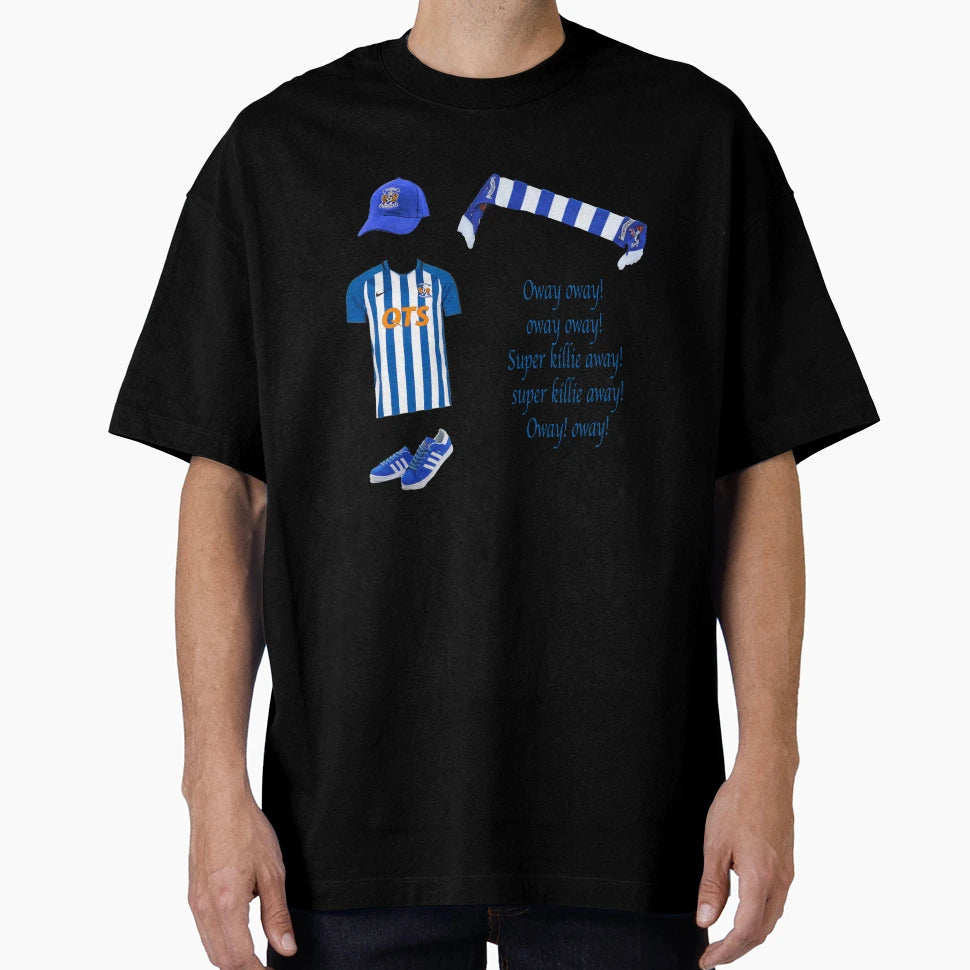 Kilmarnock Fc T-Shirt - Custom Art Print for Adults - T-Shirt, Sweatshirt, Hoodie