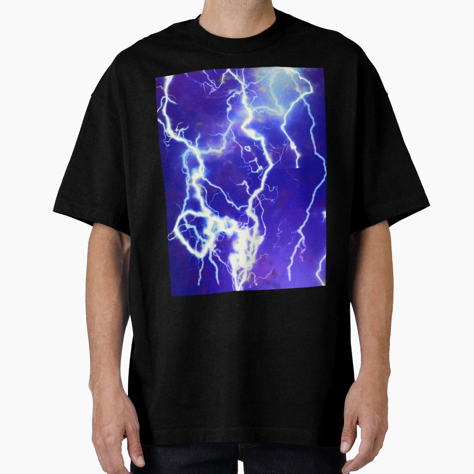 Lightening Strikes T-Shirt - Custom Art Print Men Women - T-Shirt, Sweatshirt, Hoodie