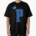 Blue Letter P T-Shirt - Unique Graphic Unisex - T-Shirt, Sweatshirt, Hoodie