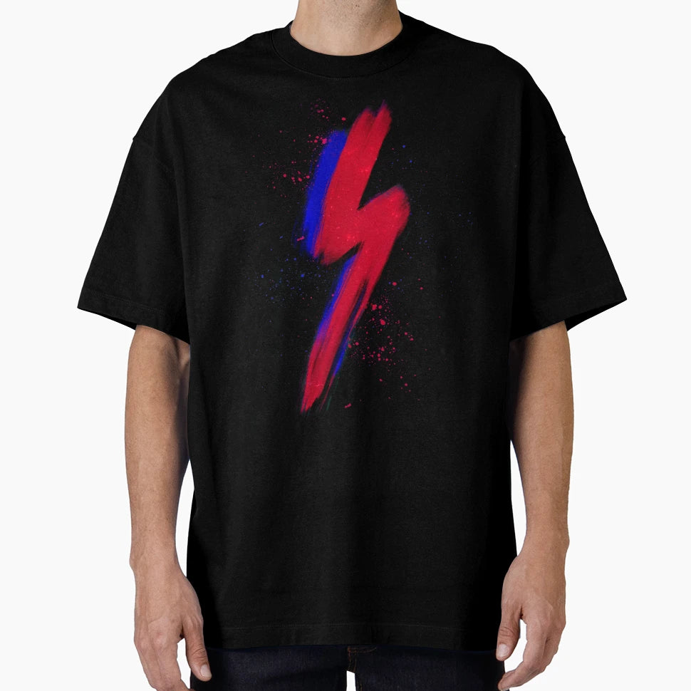 Lightning Bolt Brush T-Shirt - Graphic Print Men Women - T-Shirt, Sweatshirt, Hoodie
