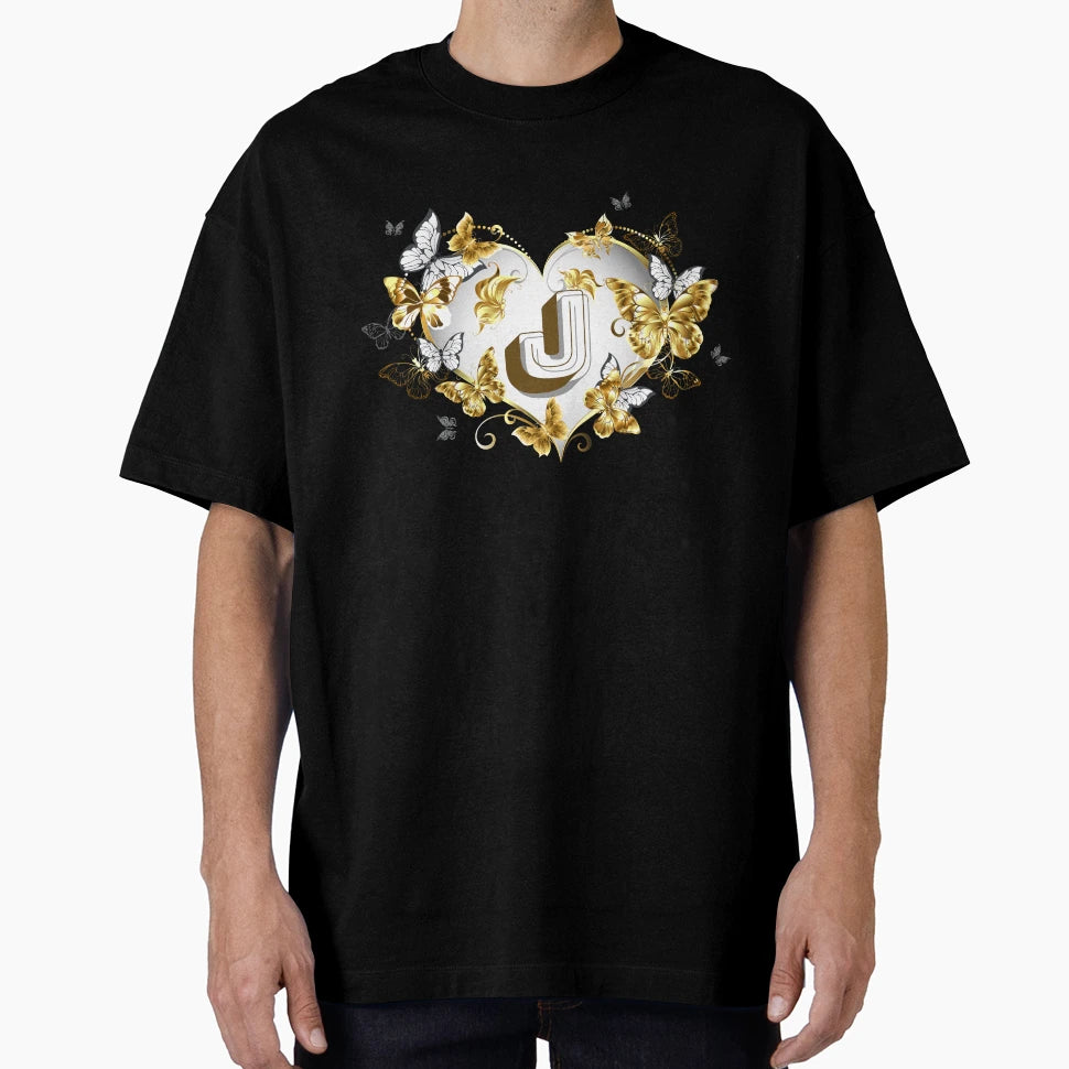 Elegant Letters J T-Shirt - Fun Novelty Design Unisex - T-Shirt, Sweatshirt, Hoodie