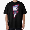 Bolt O Litghtnin Neon Chrome T-Shirt - Graphic Print Unisex - T-Shirt, Sweatshirt, Hoodie