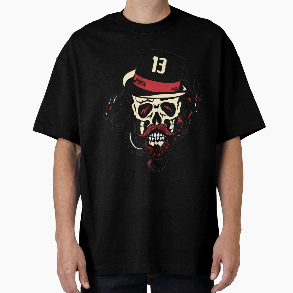 Hipster Skull Dragon Tribal T-Shirt - Aesthetic Graphic for Adults - T-Shirt, Sweatshirt, Hoodie
