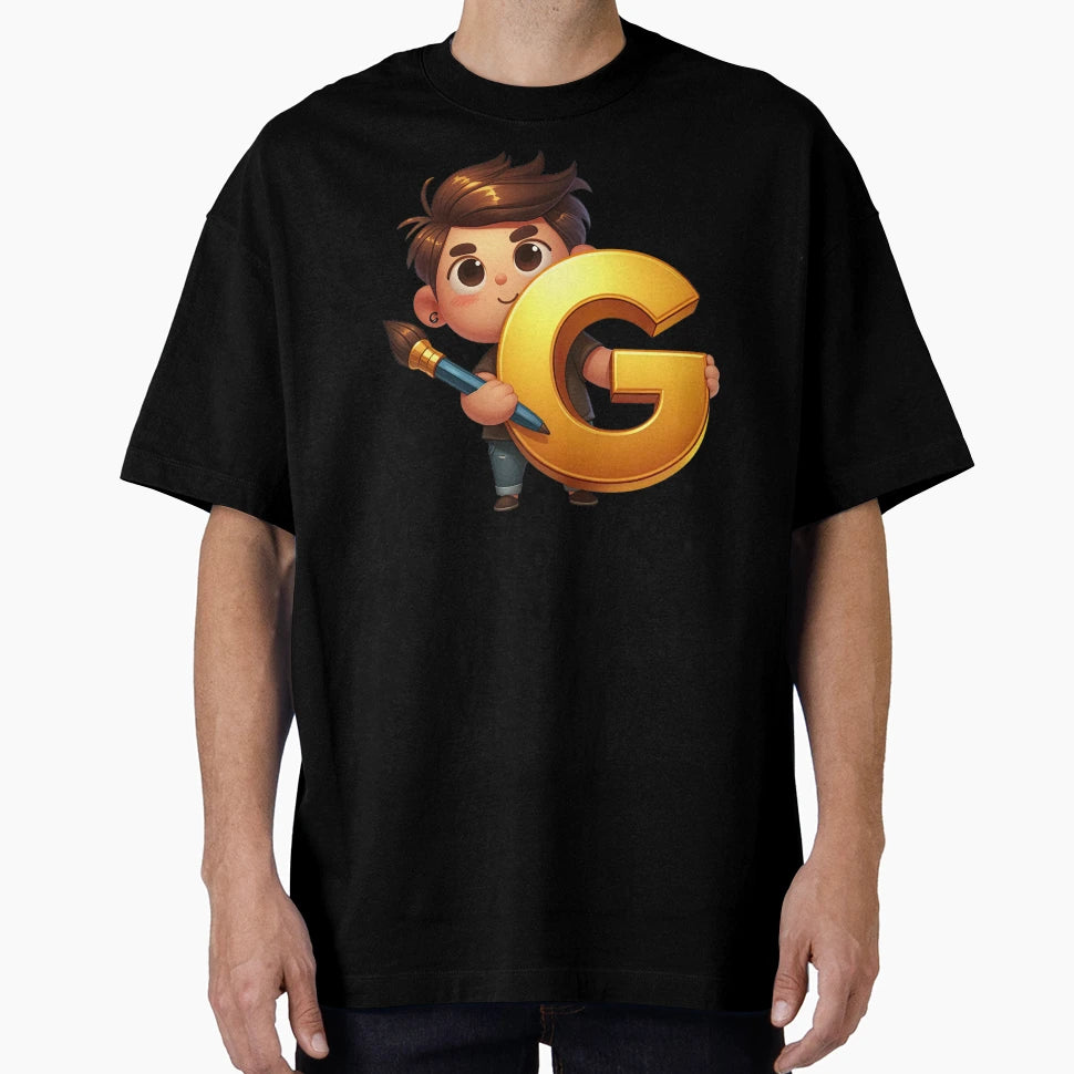 G Designer T-Shirt - Unique Graphic Men Women - T-Shirt, Sweatshirt, Hoodie