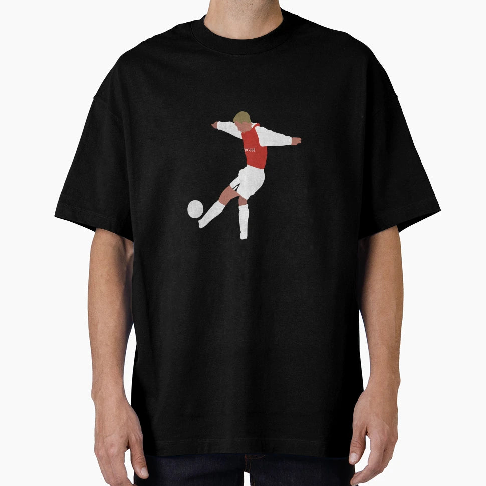 Dennis Bergkamp Godlike Touch T-Shirt - Trendy Graphic Unisex - T-Shirt, Sweatshirt, Hoodie