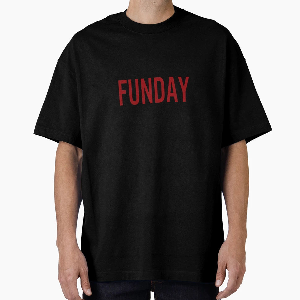 Sunday Funday Red T-Shirt - Trendy Graphic Men Women - T-Shirt, Sweatshirt, Hoodie