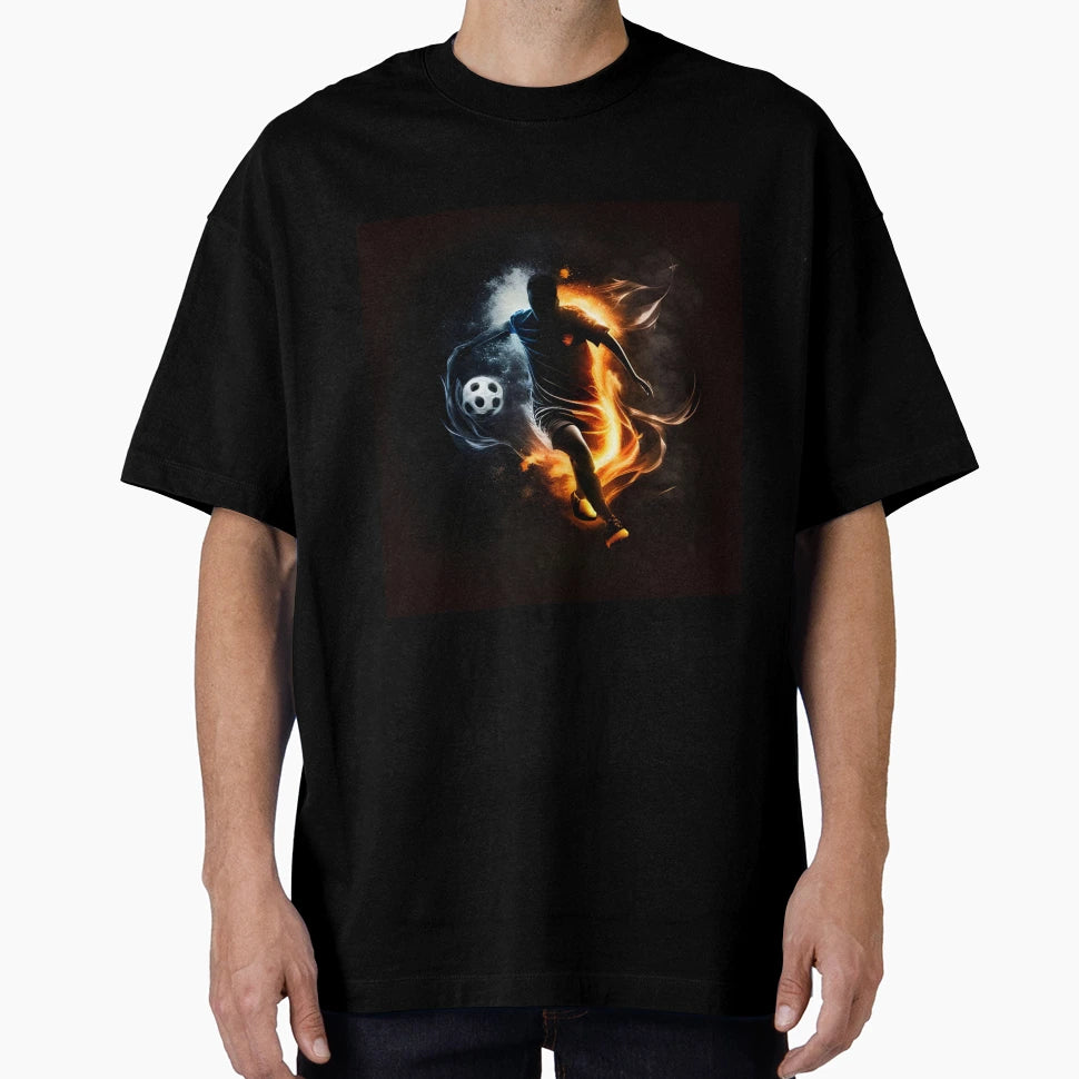 Soccer Player Sticers T-Shirt - Custom Art Print Men Women - T-Shirt, Sweatshirt, Hoodie