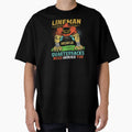 Lineman Because Quarterbacks T-Shirt - Fun Novelty Design for Adults - T-Shirt, Sweatshirt, Hoodie