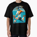 Soccer Player Kicking Soccer Ball T-Shirt - Graphic Print Unisex - T-Shirt, Sweatshirt, Hoodie