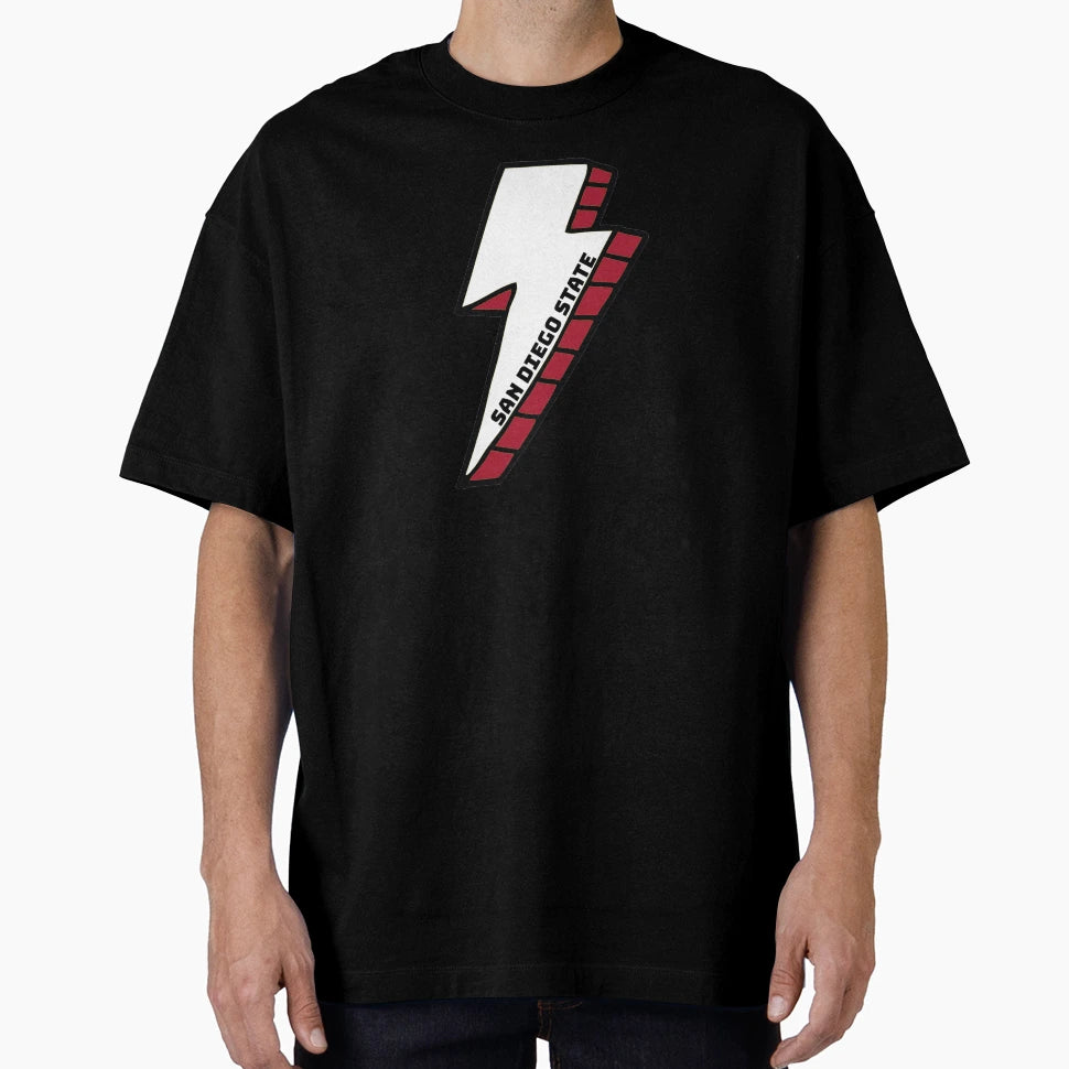 San Diego State Lightning Bolt T-Shirt - Aesthetic Graphic Unisex - T-Shirt, Sweatshirt, Hoodie