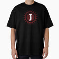 Monogram J Red Spike Logo T-Shirt - Graphic Print for Adults - T-Shirt, Sweatshirt, Hoodie