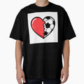 Soccer Love T-Shirt - Custom Art Print Unisex - T-Shirt, Sweatshirt, Hoodie