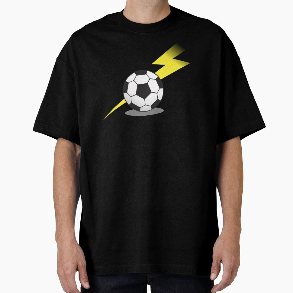 Soccer Football Lightning Bolt T-Shirt - Streetwear Style Men Women - T-Shirt, Sweatshirt, Hoodie
