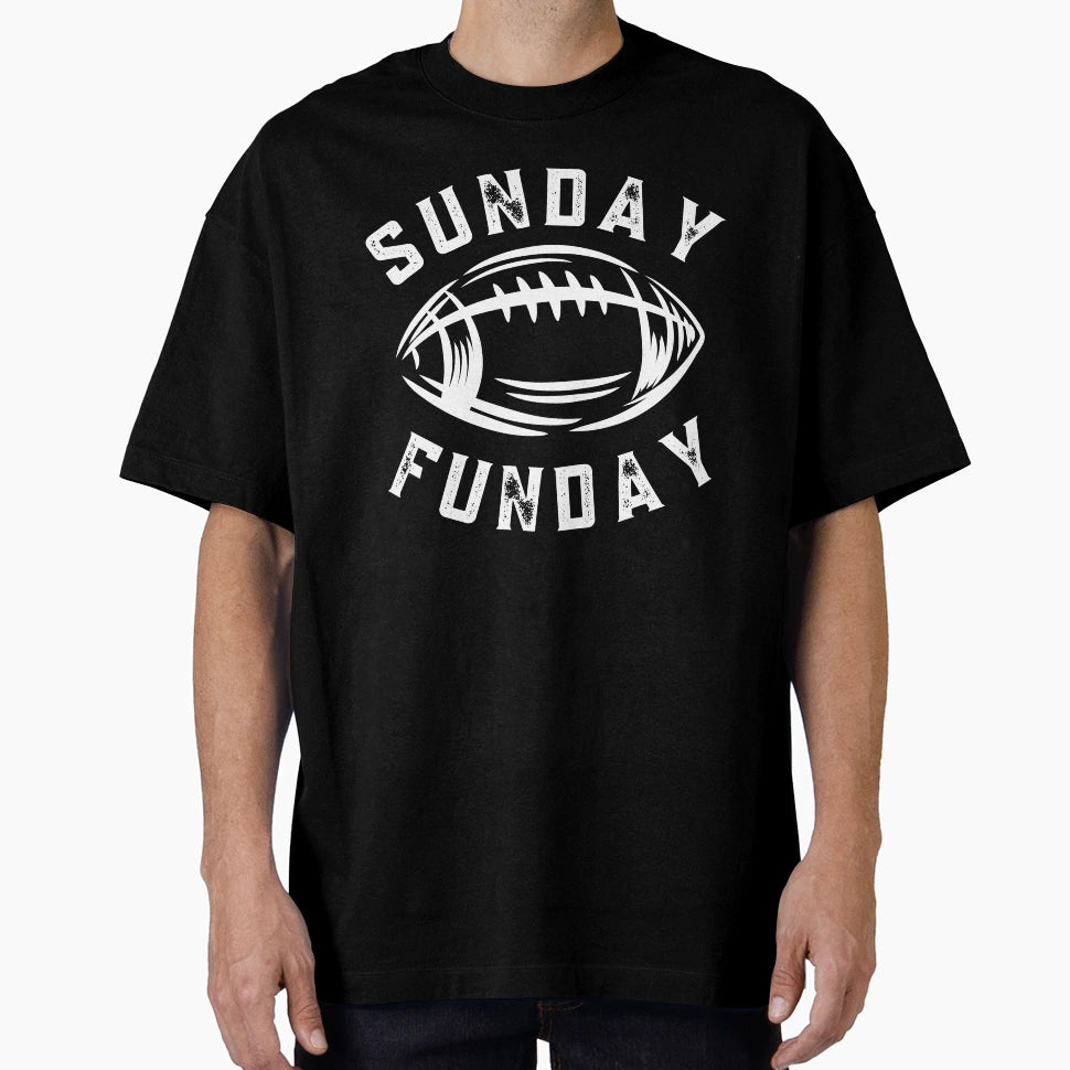Sunday Funday Superbowl Artistic T-Shirt - Trendy Graphic for Adults - T-Shirt, Sweatshirt, Hoodie