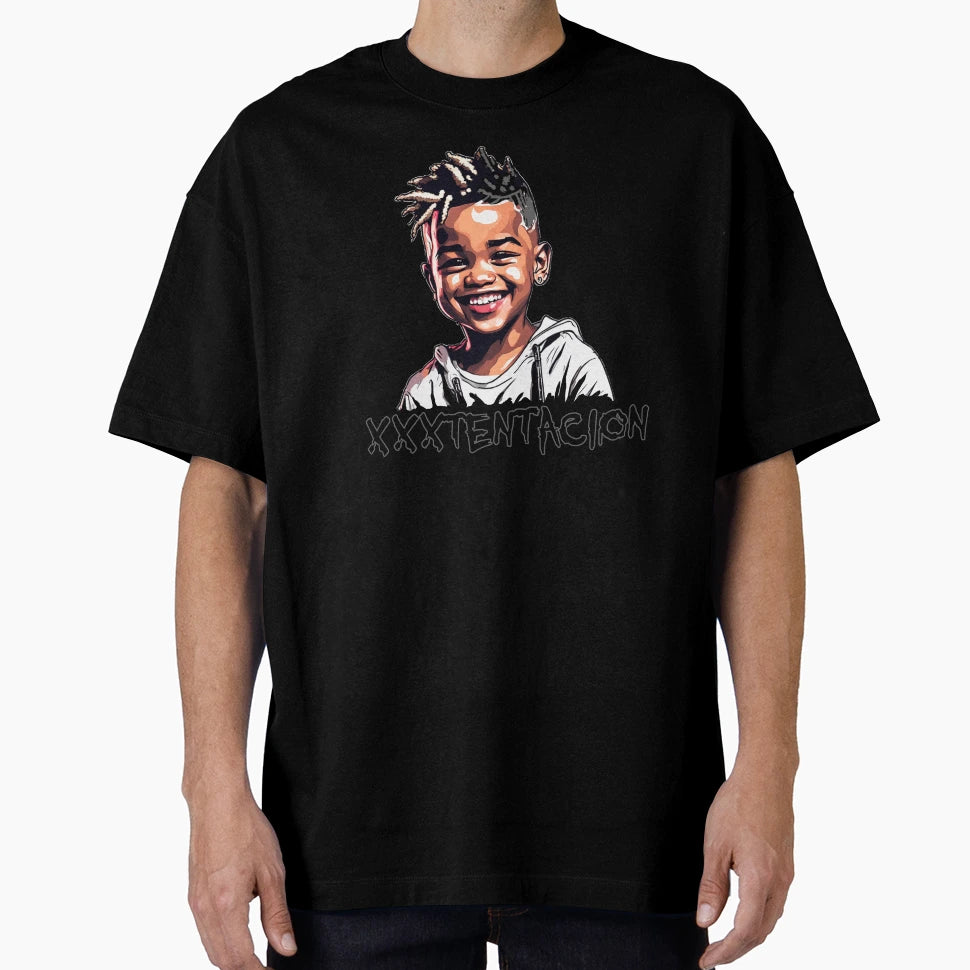 Xxxtentacion Happy Version T-Shirt - Fun Novelty Design for Adults - T-Shirt, Sweatshirt, Hoodie