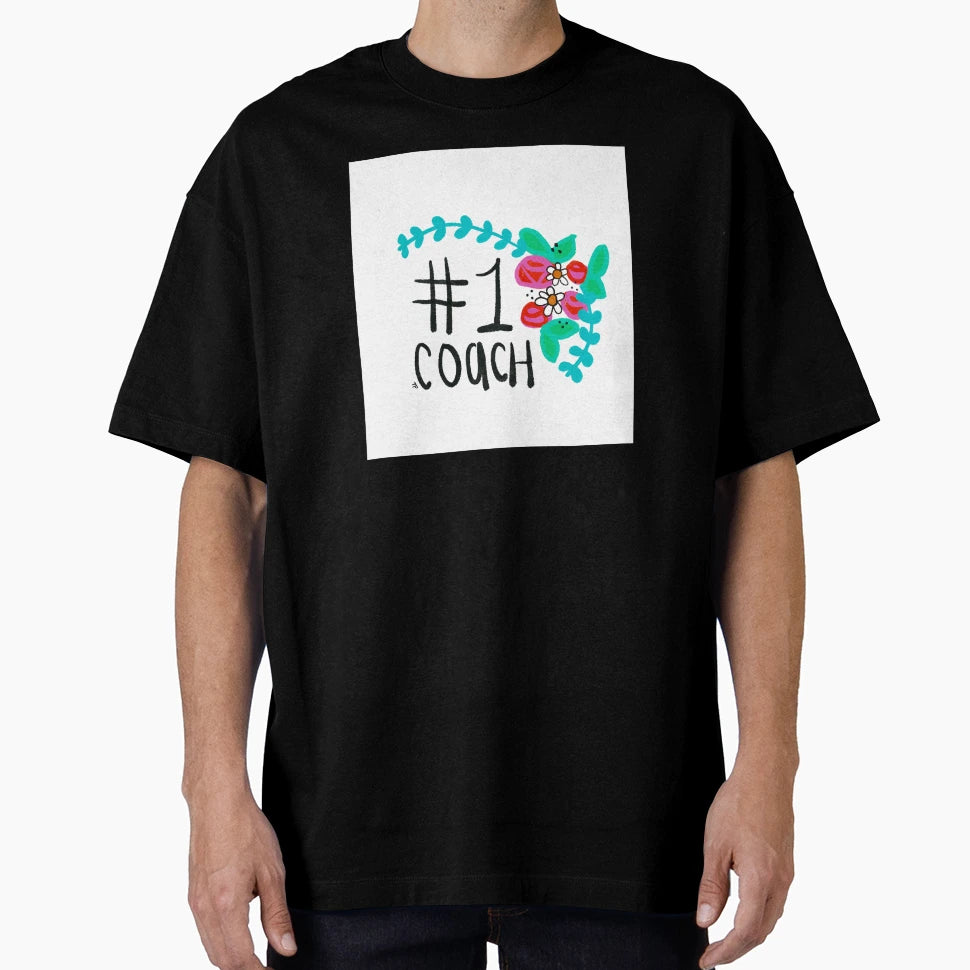 Coach T-Shirt - Minimalist Print Men Women - T-Shirt, Sweatshirt, Hoodie