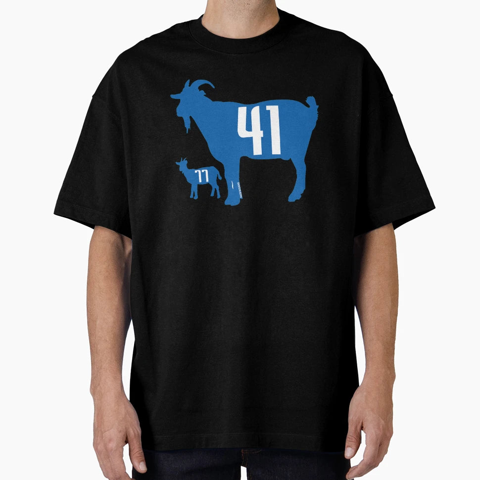 Goat Dirk Nowitzki And Luka Doncic T-Shirt - Unique Graphic for Adults - T-Shirt, Sweatshirt, Hoodie