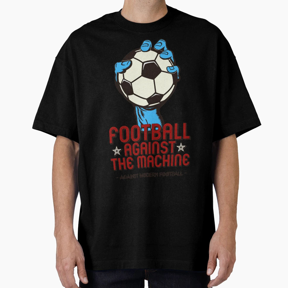 Football Against Machine T-Shirt - Graphic Print for Adults - T-Shirt, Sweatshirt, Hoodie