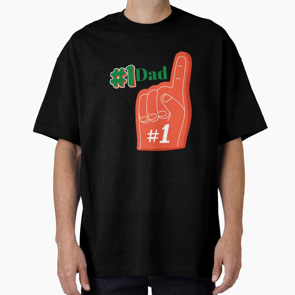 1Dad T-Shirt - Fun Novelty Design for Adults - T-Shirt, Sweatshirt, Hoodie