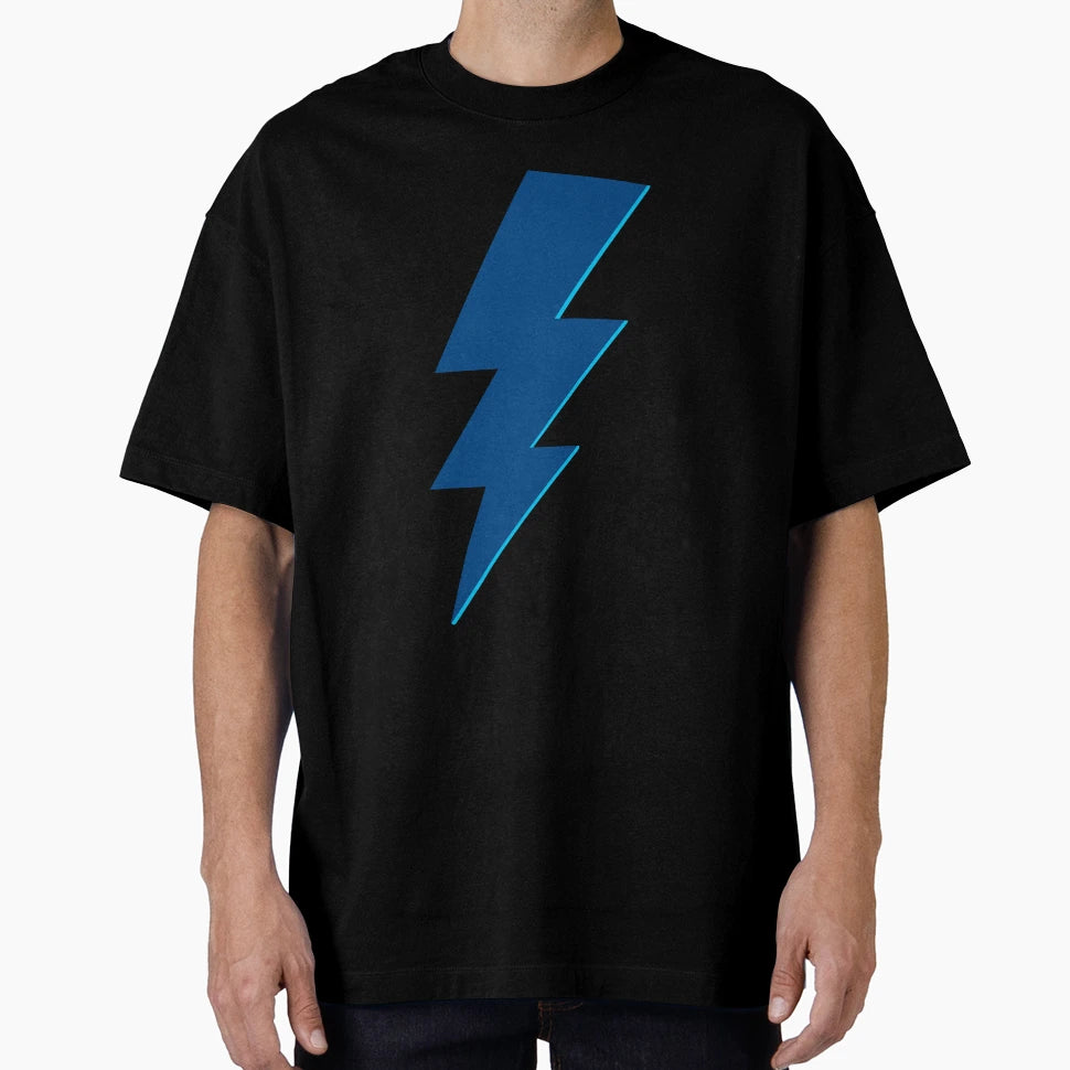 Blue Lightning Bolt T-Shirt - Graphic Print Unisex - T-Shirt, Sweatshirt, Hoodie