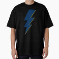 Navy Lightning Bolt T-Shirt - Fun Novelty Design Men Women - T-Shirt, Sweatshirt, Hoodie