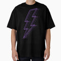 Purple Lightning T-Shirt - Casual Everyday Wear Men Women - T-Shirt, Sweatshirt, Hoodie