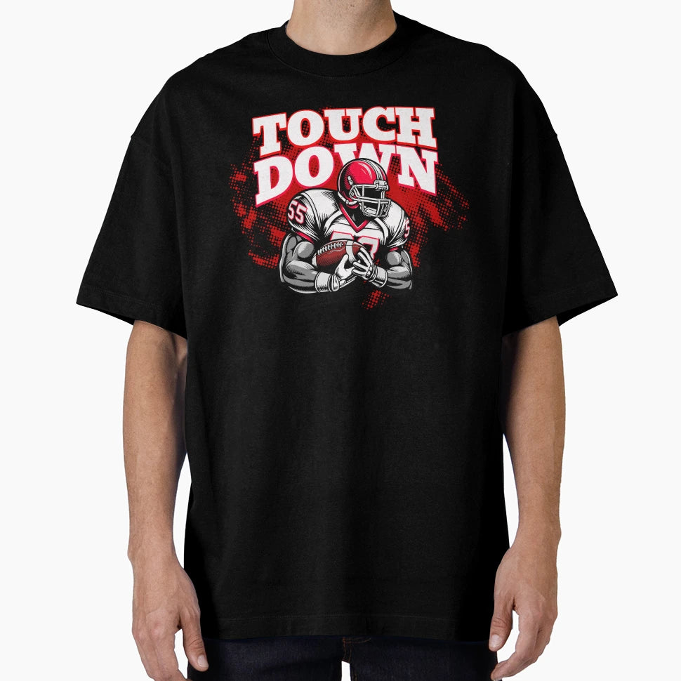 Touch Down Football Game T-Shirt - Trendy Graphic Unisex - T-Shirt, Sweatshirt, Hoodie