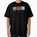 Peace Love Radio T-Shirt - Novelty Apparel Men Women - T-Shirt, Sweatshirt, Hoodie