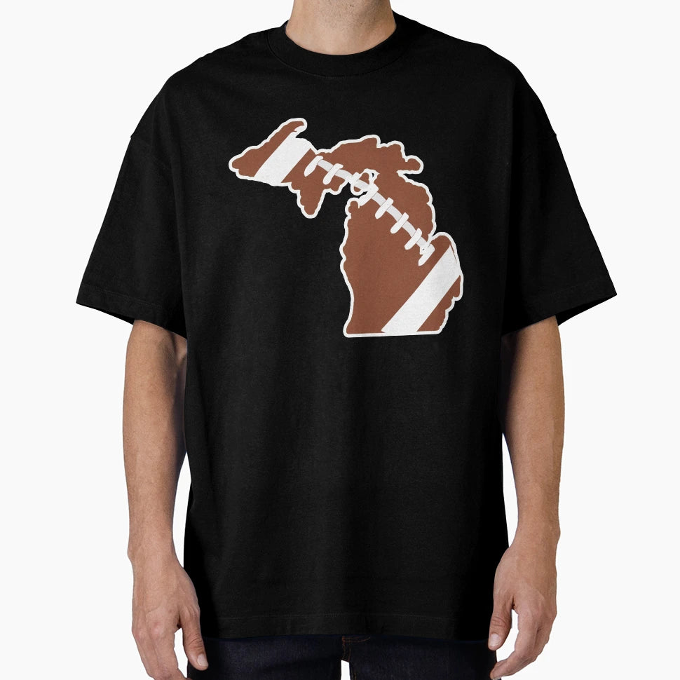 Football Michigan Fun Football Lover T-Shirt - Trendy Graphic for Adults - T-Shirt, Sweatshirt, Hoodie