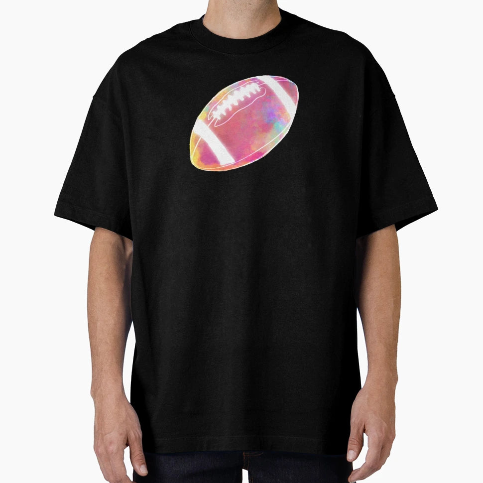Color Splash Football T-Shirt - Custom Art Print Men Women - T-Shirt, Sweatshirt, Hoodie