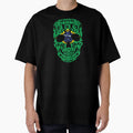 Skull Brazil Flag T-Shirt - Casual Everyday Wear for Adults - T-Shirt, Sweatshirt, Hoodie